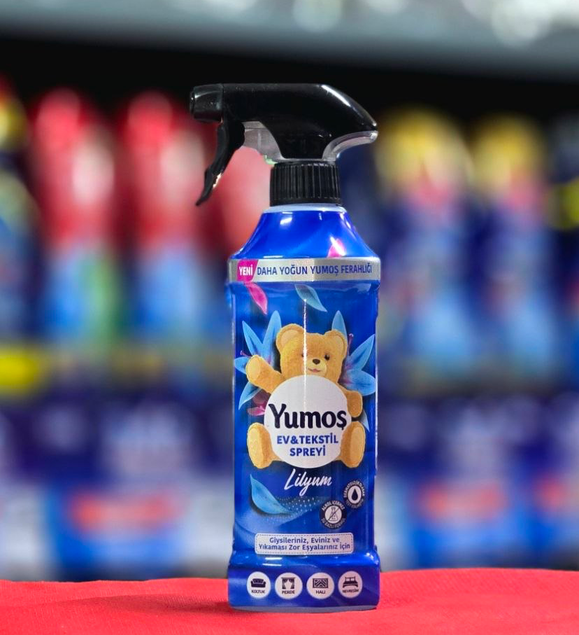 اسپری یوموش آبی با رایحه گل لیلیوم حجم 450 میل