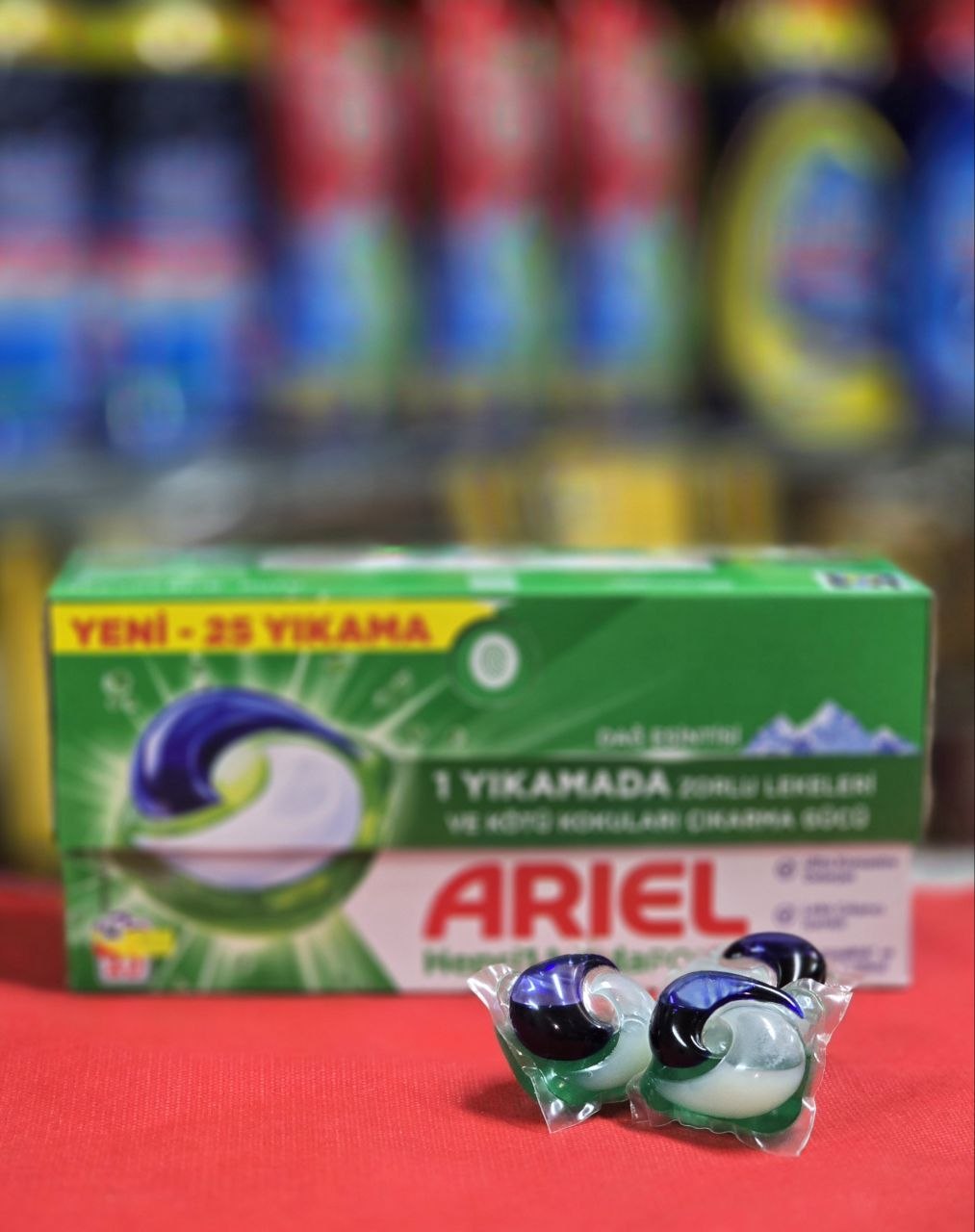 قرص ماشین لباسشویی بالشتکی 25 عددی آریل Ariel