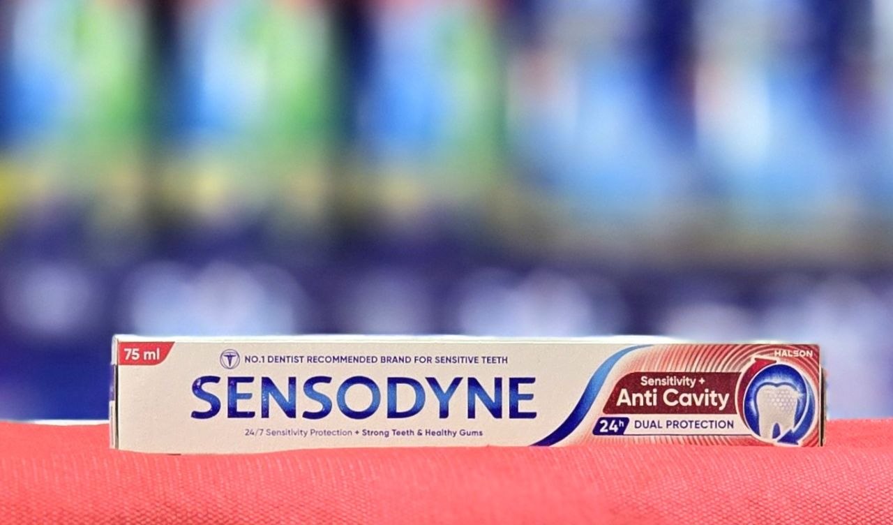 خمیر دندان ضد پوسیدگی مناسب دندان های خساس سنسوداین مدل Anti Cavity