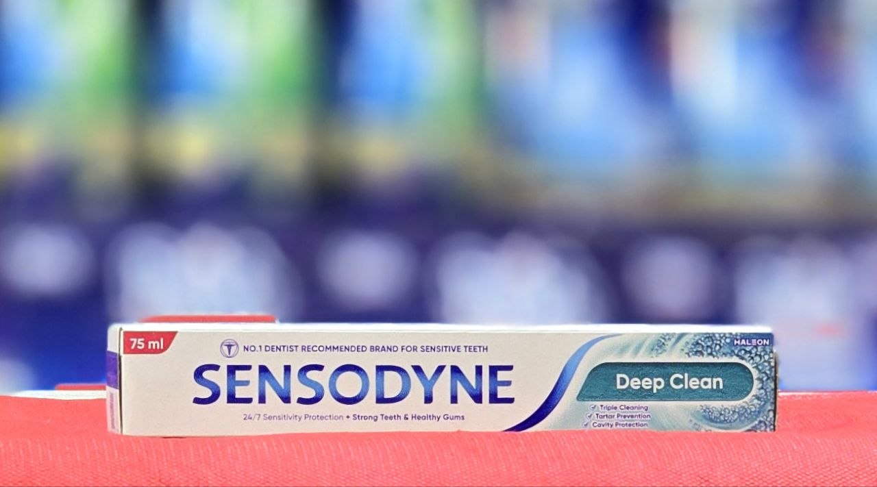 خمیر دندان سنسوداین مدل DEEP CLEAN حجم 75 میل
