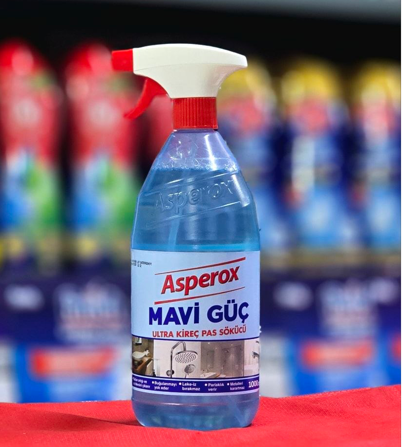 اسپری پاک کننده چندمنظوره قوی آسپروکس آبی Asperox