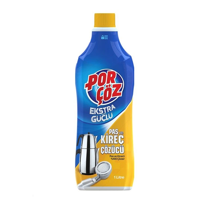 محلول رسوب زدا و زنگ بر فوق العاده قوی پورچوز 1000 میل Porcoz Rust And Lime Remover